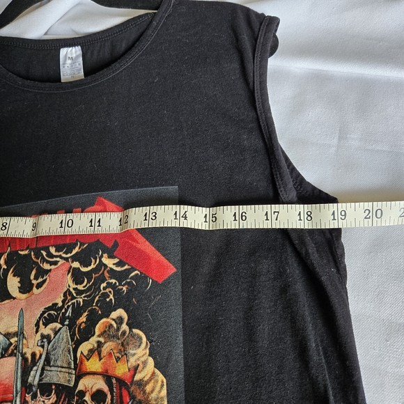 Metallica M tank top muscle tee shirt, black - Picture 3 of 4